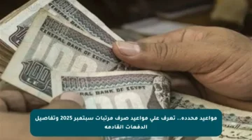 مواعيد محددة.. تعرف على مواعيد صرف مرتبات سبتمبر 2025 وتفاصيل الدفعات القادمة